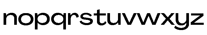 Agrandir Wide Variable 7 Font LOWERCASE
