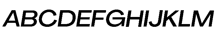 Agrandir Wide Variable 8 Font UPPERCASE