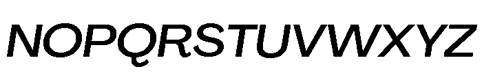 Agrandir Wide Variable 8 Font UPPERCASE