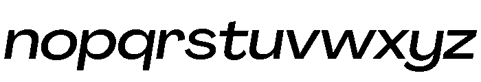 Agrandir Wide Variable 8 Font LOWERCASE