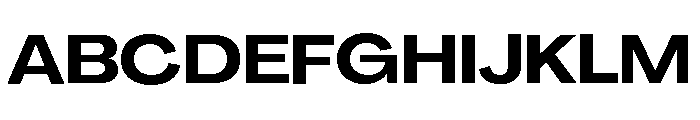 Agrandir Wide Variable 9 Font UPPERCASE