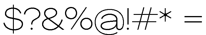Agrandir Wide Variable Font OTHER CHARS