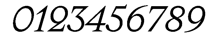 Aguzzo Regular Italic 8 Font OTHER CHARS