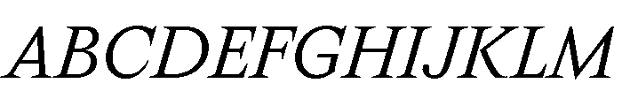 Aguzzo Regular Italic 8 Font UPPERCASE