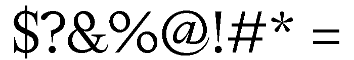 Aguzzo Regular Font OTHER CHARS