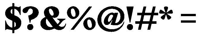 Aguzzo TRIAL Heavy Instance Font OTHER CHARS