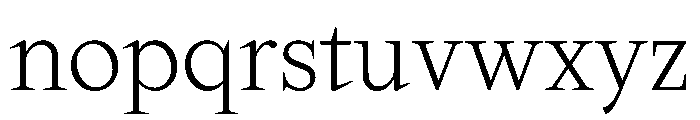 Aguzzo TRIAL Light Instance Font LOWERCASE