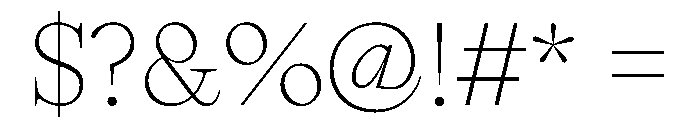Aguzzo TRIAL Thin Instance Font OTHER CHARS
