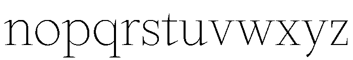 Aguzzo TRIAL Thin Instance Font LOWERCASE