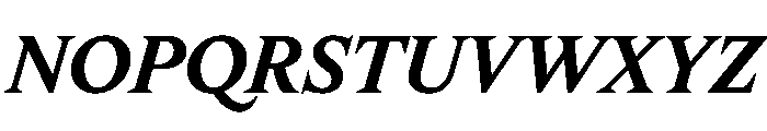 AguzzoItalic TRIAL BoldItalic Instance Font UPPERCASE