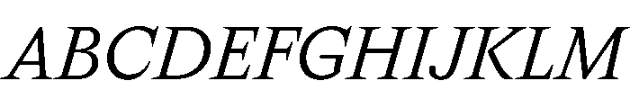 AguzzoItalic TRIAL BookItalic Instance Font UPPERCASE