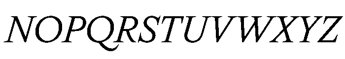 AguzzoItalic TRIAL BookItalic Instance Font UPPERCASE