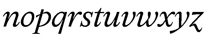 AguzzoItalic TRIAL BookItalic Instance Font LOWERCASE