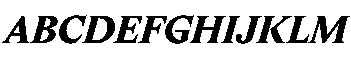 AguzzoItalic TRIAL HeavyItalic Instance Font UPPERCASE