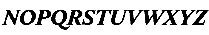 AguzzoItalic TRIAL HeavyItalic Instance Font UPPERCASE