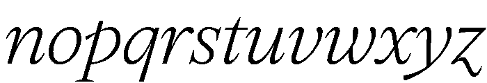 AguzzoItalic TRIAL LightItalic Instance Font LOWERCASE