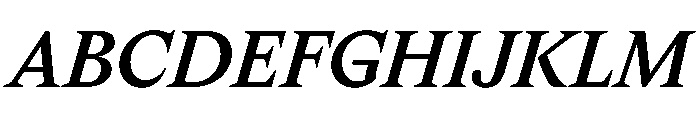 AguzzoItalic TRIAL MediumItalic Instance Font UPPERCASE