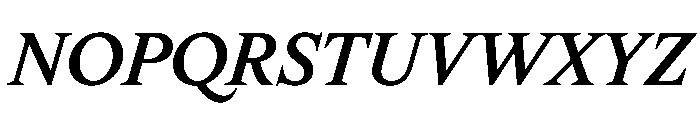 AguzzoItalic TRIAL MediumItalic Instance Font UPPERCASE