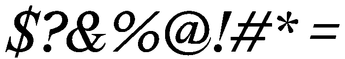 AguzzoItalic TRIAL RegularItalic Instance Font OTHER CHARS