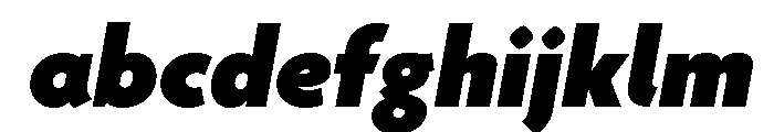 Agenda One Black Italic FONT