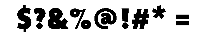 Agenda One Black Font OTHER CHARS