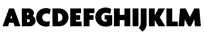 Agenda One Black Font UPPERCASE