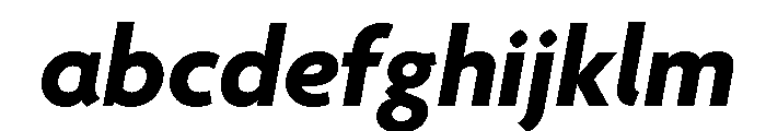 Agenda One Bold Italic FONT