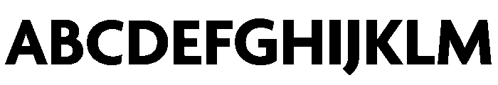 Agenda One Bold Font UPPERCASE