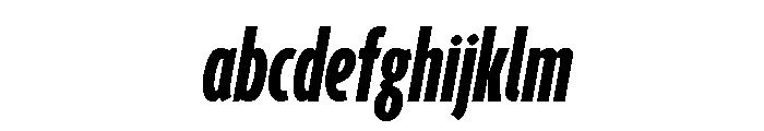 Agenda One Compressed Bold Italic FONT