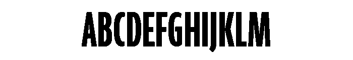 Agenda One Compressed Bold Font UPPERCASE