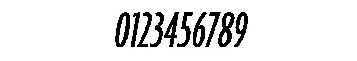 Agenda One Compressed Medium Italic Font OTHER CHARS