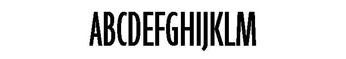Agenda One Compressed Medium Font UPPERCASE