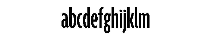 Agenda One Compressed Medium FONT