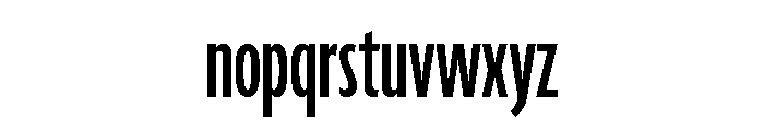 Agenda One Compressed Medium Font LOWERCASE