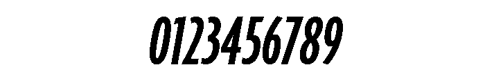 Agenda One Compressed Semi Bold Italic Font OTHER CHARS