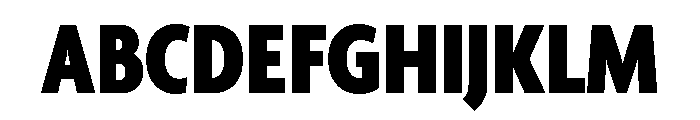Agenda One Condensed Black Font UPPERCASE