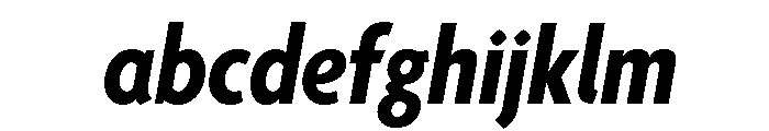 Agenda One Condensed Bold Italic FONT