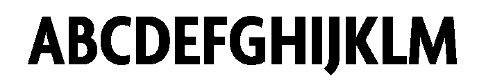Agenda One Condensed Bold Font UPPERCASE