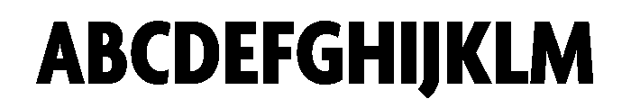 Agenda One Condensed Extra Bold Font UPPERCASE
