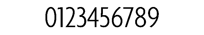 Agenda One Condensed Light Font OTHER CHARS