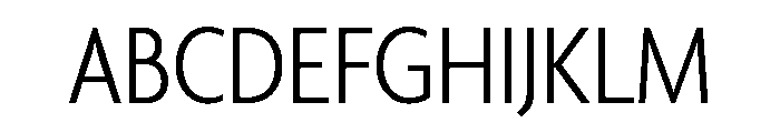 Agenda One Condensed Light Font UPPERCASE