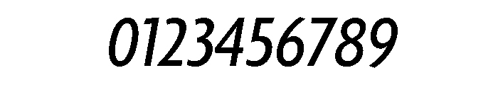 Agenda One Condensed Medium Italic Font OTHER CHARS