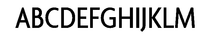 Agenda One Condensed Medium Font UPPERCASE