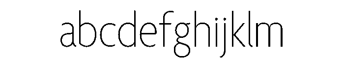 Agenda One Condensed Thin FONT
