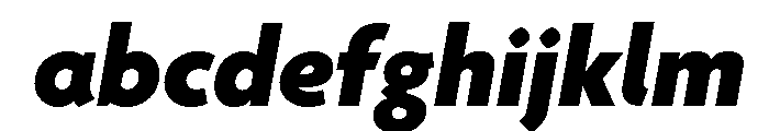 Agenda One Extra Bold Italic FONT