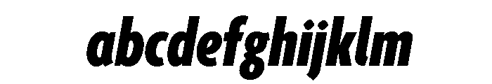 Agenda One Extra Condensed Black Italic FONT