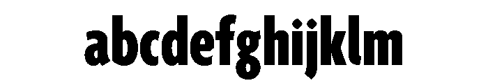 Agenda One Extra Condensed Black FONT