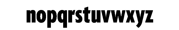 Agenda One Extra Condensed Black Font LOWERCASE