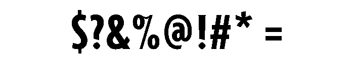 Agenda One Extra Condensed Bold Font OTHER CHARS