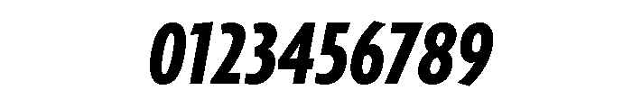 Agenda One Extra Condensed Extra Bold Italic Font OTHER CHARS